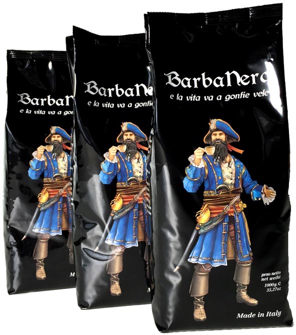 confezione caffe BarbaNera